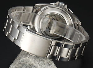 Men Automatic Mechanical Watches Winner Luxury Brand Full Steel Waterproof Mens Watches with Calendar