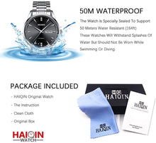 Load image into Gallery viewer, Men&#39;s Automatic Mechanical Watch Classic Automatic Winding Watch Silver Stainless Steel Luxury Dress Watch, Week, Date Visible Window