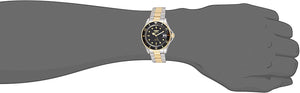 Invicta Men's 8927OB Pro Diver 18k Gold Ion-Plated and Stainless Steel Watch, Two Tone/Black