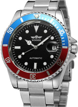 Load image into Gallery viewer, Men Automatic Mechanical Watches Winner Luxury Brand Full Steel Waterproof Mens Watches with Calendar