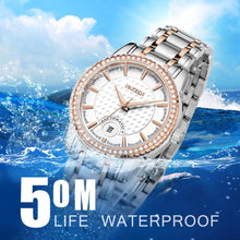 Load image into Gallery viewer, NAKZEN Mens Analog Mechanical Watches Carry Japanese Automatic Miyota 8215 Movement with Diamond Sapphire Steel Strap 50M Waterproof Wrist Watch for Men