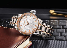Load image into Gallery viewer, NAKZEN Mens Analog Mechanical Watches Carry Japanese Automatic Miyota 8215 Movement with Diamond Sapphire Steel Strap 50M Waterproof Wrist Watch for Men