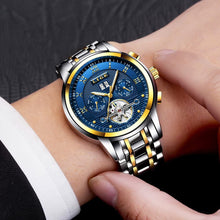 Load image into Gallery viewer, LIGE Watches Mens Luxury Automatic Mechanical Watch Men Waterproof Full Steel Business Dress Wrist Watch