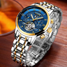 Load image into Gallery viewer, LIGE Watches Mens Luxury Automatic Mechanical Watch Men Waterproof Full Steel Business Dress Wrist Watch