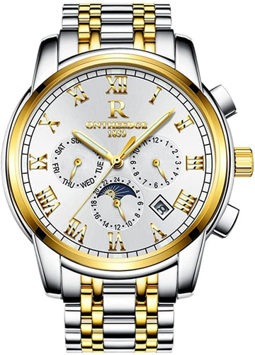 Mens Swiss Automatic Movement Watches,Stainless Steel Waterproof Wrist Watch