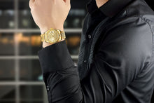 Load image into Gallery viewer, BRIGADA Swiss Watches Luxury Golden Automatic Watches for Men,Brilliant Mechanical Men&#39;s Watches - Gold and Silver Mixed