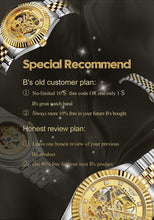 Load image into Gallery viewer, BRIGADA Swiss Watches Luxury Golden Automatic Watches for Men,Brilliant Mechanical Men&#39;s Watches - Gold and Silver Mixed