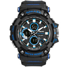 Load image into Gallery viewer, Mens Watch Military Water resistant SMAEL Casual Sport LED Wrist Watches relogio digital for male 1802D relogio masculino Watch