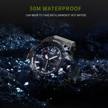 Load image into Gallery viewer, SMAEL Sport Watch Men Waterproof S Shock Dual Time Wristwatch mens watches top brand luxury 1545 Watch LED Men&#39;s Wristwatches