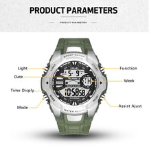 Load image into Gallery viewer, Digital Wristwatches Military SMAEL Cool S Shock Relojes Hombre Casual LED Clock Watch Men Big Dial1340 Sport Watches Waterproof