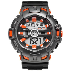 LED Bracelet Digital Waches SMAEL Brand Luxury Clock Men Military Watches Alarm relogio montre1532B Men Watches Sport Waterproof