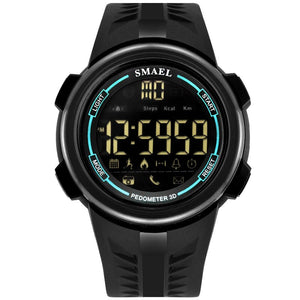 SMAEL Bluetooth Watch for Men Smart LED Display Electronic Male Clock Silicone LED Watch Digital Wristwatches Waterproof Man1703