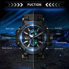 Load image into Gallery viewer, Sport Watches 50M Waterproof SMAEL Fashion Men Watch S Shock Male Clock relogios masculino Watch Man 1509B Military Watches Army