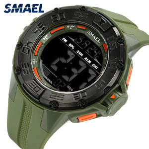 Military Big Dial Sports Men's Watches Army LED digital S shock 1543 watch for men Luminous waterproof relogio masculino Clock