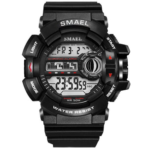 Military Watches Sport Watches for Men SMAEL Male Watch S Shock Resistant Men Watches Waterproof 1436B LED Digital Wrsitwatches