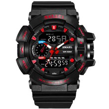 Load image into Gallery viewer, Men Watches Military Dual Time Display Wristwatch Male Clock Fashion Casual Watch 1436 LED Digital Watches Sport Wrist Watch Man