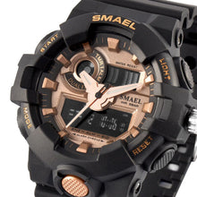 Load image into Gallery viewer, New Fashion Men Watches Smael Brand Wristwatches Swim Dress LED Wristwatches 50 Meters Waterproof Sports Male Clocks Hot 1642