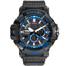 Load image into Gallery viewer, Men&#39;s Fashionable Multi-Functional Electronic Watch Outdoor Sports Dual-Display Waterproof Digital Watch Luminous Watch 1809