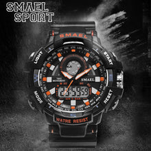 Load image into Gallery viewer, Big Men Watch Sport  S Shock Resitant Sport Watches saat Digital Clock NEW Military Watch Waterproof 50M 1557A Men Military Army