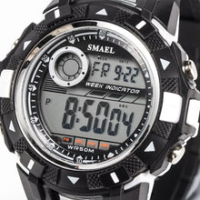 Load image into Gallery viewer, Military Watches Army LED SMAEL Relojes Hombre Men Watch Big Waterproof Sport Watches 1506B Silicone Digital Wrsit Watch for Men