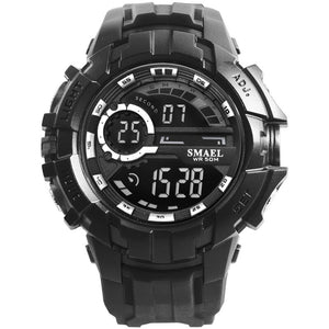 Digital Watch Men Sport Watches Waterproof SMAEL Relogio Montre Shock Black Gold Big Clock Men Automatic 1610 Men Wtach Military