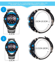 Load image into Gallery viewer, Girls Outdoor SMAEL LCD Digital Watches Shock Resistant Sport for Watches Alarm Clock 0616C Children 50M Waterproof Wristwatches