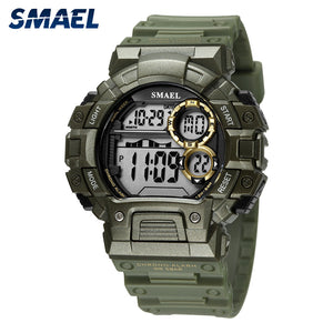 Casual Military SMAEL Mens Watch S Resistant Round Men sport Watches 1443 LED Digital Waterproof male Reloj Automatic gift watch