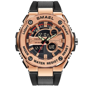 Men Military Watches Brand Luxury SMAEL Sport Quartz Wristwatches Male Watches relogio Digital 1625 Sport Watches Waterproof Men