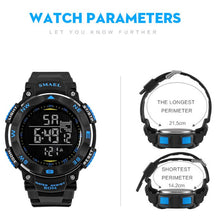 Load image into Gallery viewer, SMAEL Digital Watches 50m Waterproof Sport Watch LED Casual Electronics Wristwatches 1235 Dive Swimming Watch Led Clock Digital