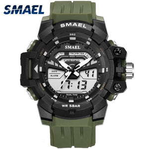 SMAEL Sport Military Watches waterproof Digital Men's watch 1712B LedClock Relogios Masculino s-shock wristwatch for Male