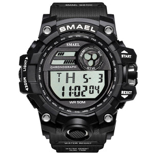 Men Watches Sport Military SMAEL S Shock Relojes Hombre Casual LED Clock Digital Wristwatches Waterproof 1545D Sport Watch Alarm