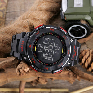 Outdoor Sport Watches Men LED Wristwatch 50M Waterproof Dive LCD men's Wrist Watch relogio digital relogios masculino WS1235