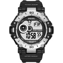 Load image into Gallery viewer, Mens Sport Watches Men Waterproof SMAEL Digital Watch Chrongraph LED Watch Digital Alarm Clock 1548 Sport Male Clock Wristwatch