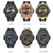 Load image into Gallery viewer, Men Military Watches Brand Luxury SMAEL Sport Quartz Wristwatches Male Watches relogio Digital 1625 Sport Watches Waterproof Men