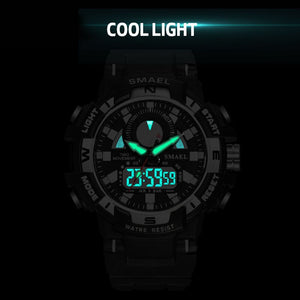 Clock Men Military Army SMAEL Brand Men Watches Casual LED Digital Watch relogio masculino esportivo1557B Quartz Watch Sport Men