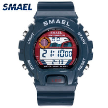 Load image into Gallery viewer, SMAEL Digital Wristwatches Luxury Brand Big Men Clock Cool Sport Watches for Men 50M Waterproof 0931 Men Watches Stainless Steel