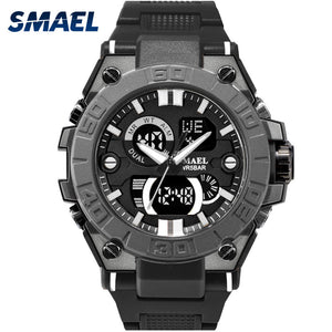 New Military Watch Sport 50M Waterproof  Men Watch Digital Quartz Dual Time Wrist Watch 8003 Gifts Male Clock Relogio Masculino