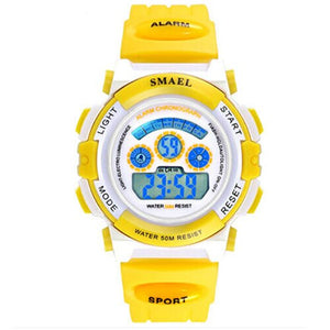 Children Watches for Girls Digital SMAEL LCD Digital Watches Children 50M Waterproof Wristwatches 0704 LED Student Watches Girls