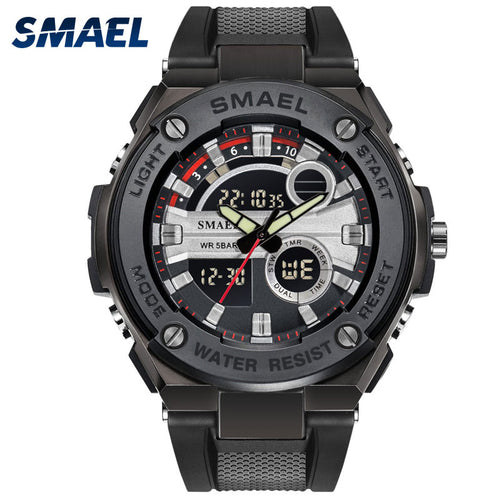 Men Military Watches Brand Luxury SMAEL Sport Quartz Wristwatches Male Watches relogio Digital 1625 Sport Watches Waterproof Men