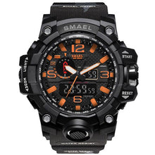 Load image into Gallery viewer, Orange Camouflage Military Watches SMAEL Brand Watch Digital LED Wristwatch Sport 1545B Mens Watch LuxuryClock Men Military Army