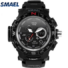 Load image into Gallery viewer, Fantastic Outdoor Dual Display 50m Waterproof Teenage Watch Tide Male Fashion SMAEL LED Electronic Watch Multi-function 1531