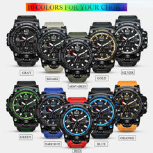 Load image into Gallery viewer, Orange Wrist Watch Men LED Clock Digital Watch Date Watproof Sport Wristwatch Stopwatch Alarm 1545 Mens Watches Military Army