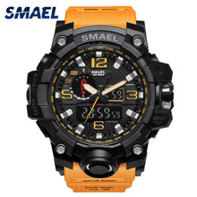 Load image into Gallery viewer, Orange Wrist Watch Men LED Clock Digital Watch Date Watproof Sport Wristwatch Stopwatch Alarm 1545 Mens Watches Military Army