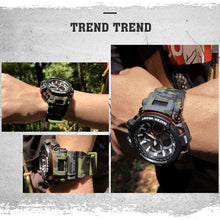 Load image into Gallery viewer, New Military Watch Sport Waterproof Digital Watch LED Male Clock Men Watch Funcional with Date 1708B Outdoor Sport Watches Men