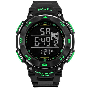 Outdoor Sport Watches Men LED Wristwatch 50M Waterproof Dive LCD men's Wrist Watch relogio digital relogios masculino WS1235