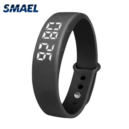 SMAEL LED Sport Multifunctional men Wristwatch Step Counter Uhr Digital fashion clock watches for male SL-W5 relogios masculino