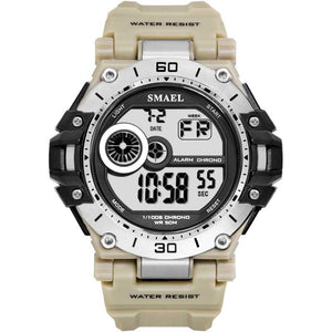 Mens Sport Watches Men Waterproof SMAEL Digital Watch Chrongraph LED Watch Digital Alarm Clock 1548 Sport Male Clock Wristwatch