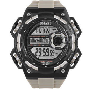 Digital Wristwatches Luxury Brand SMAEL SShock Resist Military Men Watch Automatic Mechanical 1438B Sport Watches Waterproof LED