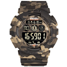 Load image into Gallery viewer, Military Digital Men Watches SMAEL New fashion Watch digital LED Clock 50M Waterproof Army Watches Sport 8013 CamoWatch for male