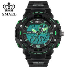 Load image into Gallery viewer, SMAEL Sports Watches Men S Shock LED Digital Military Watches G Style 50m Waterproof Wristwatch 1379 montre homme Military Watch